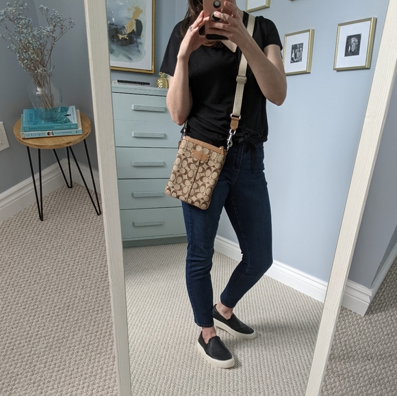 Coach Classic Monogram Crossbody Bag - Picture 1 of 17